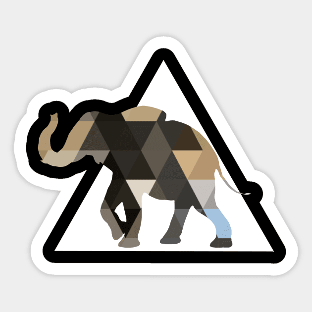 ELEPHANT Sticker by calebcoopman